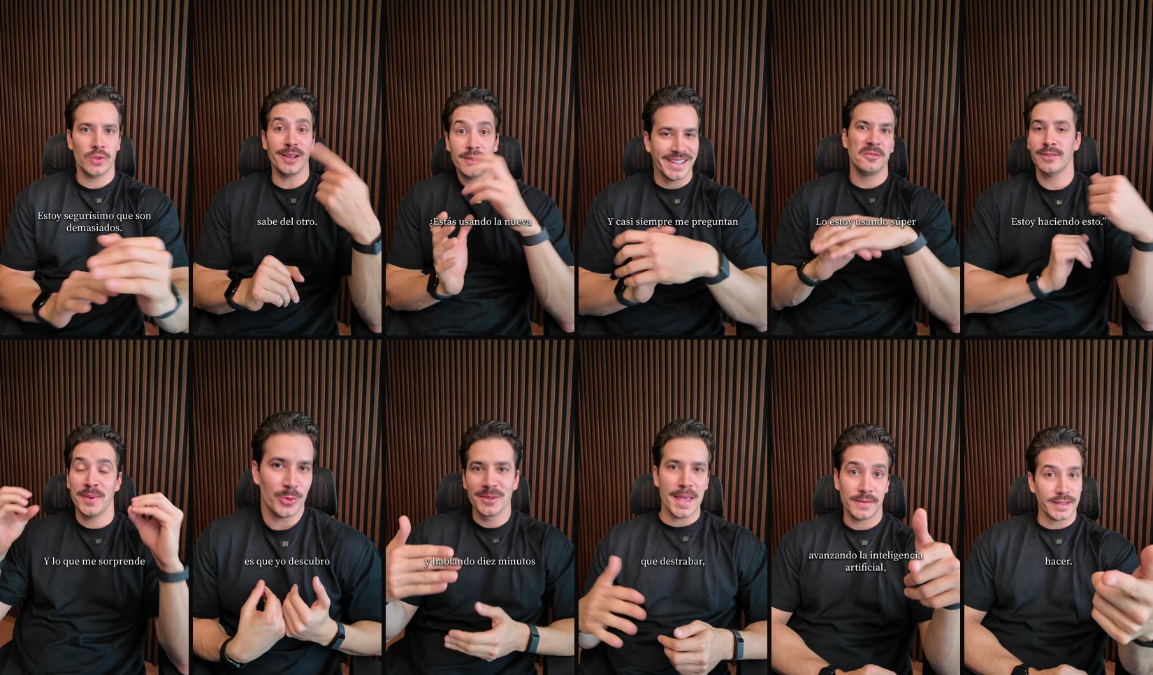 Doce cuadros del video